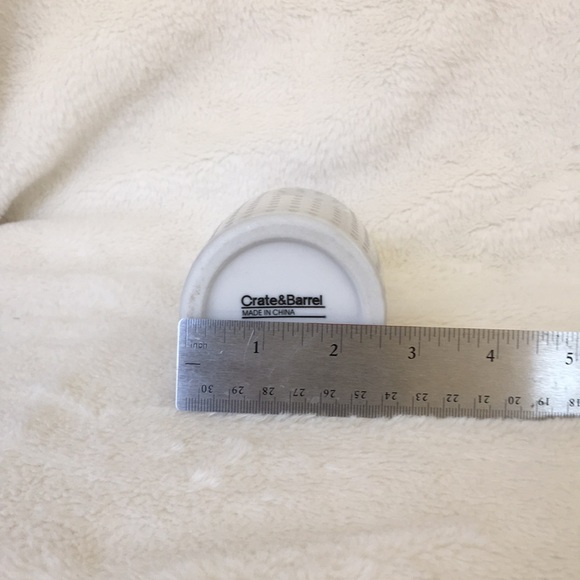 Crate & Barrel White Ceramic Sake Bottle - Picture 10 of 11